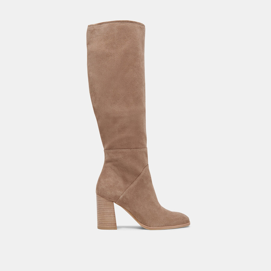 fynn boots truffle suede