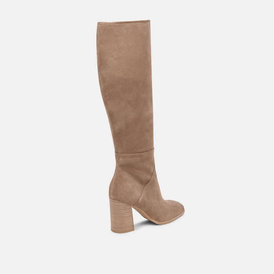 fynn boots truffle suede