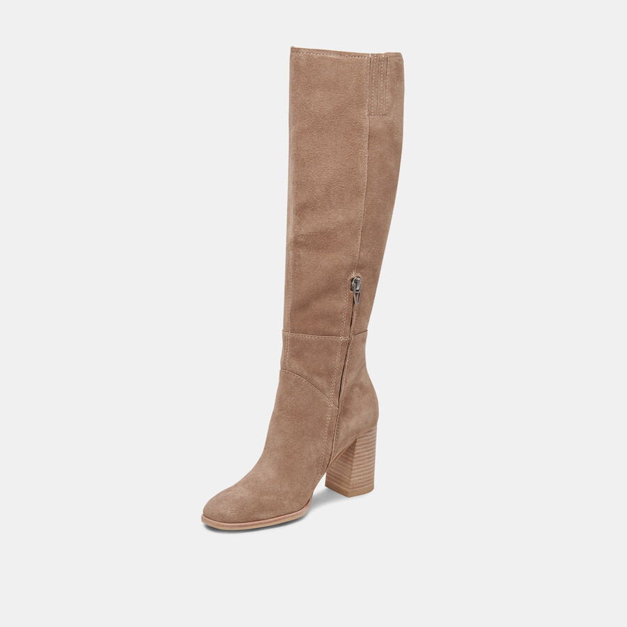 fynn boots truffle suede