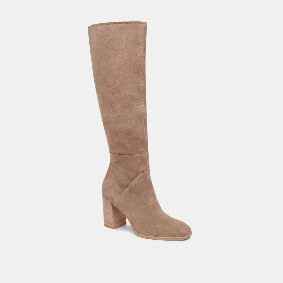 fynn boots truffle suede