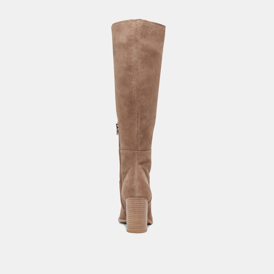 fynn boots truffle suede