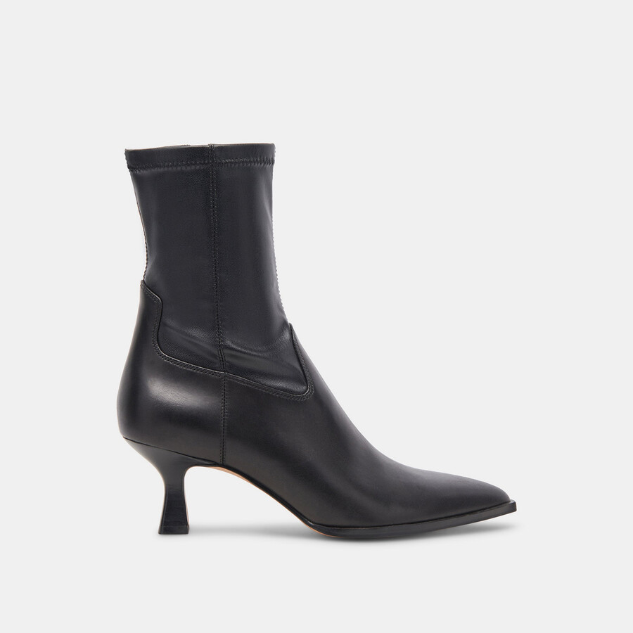arya boots black leather