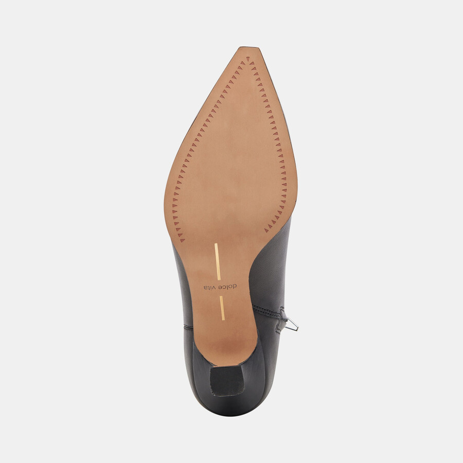 arya boots black leather
