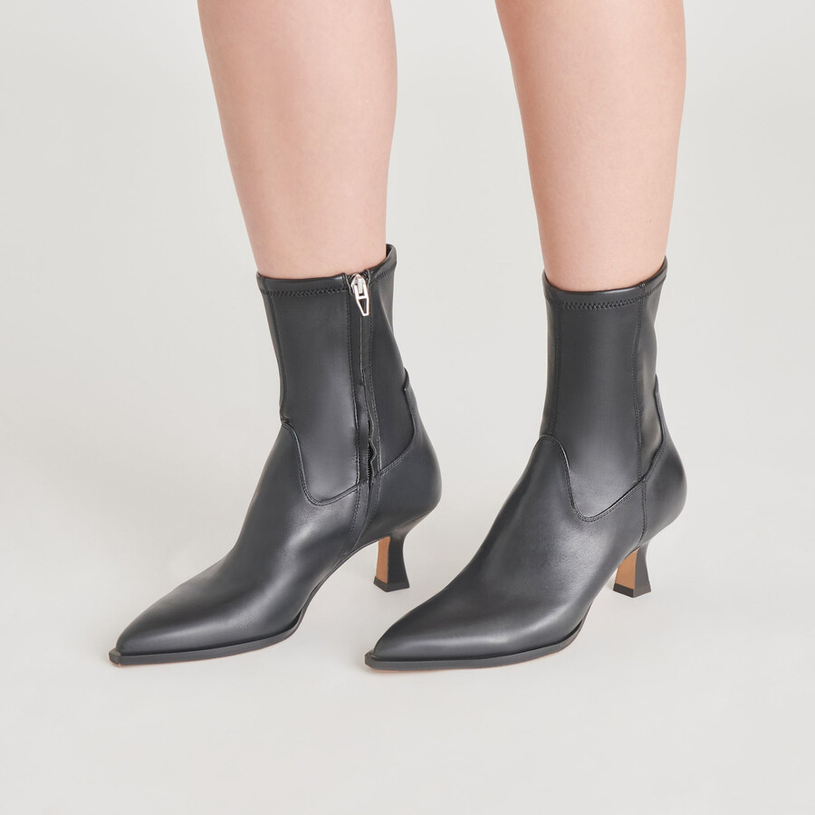 arya boots black leather