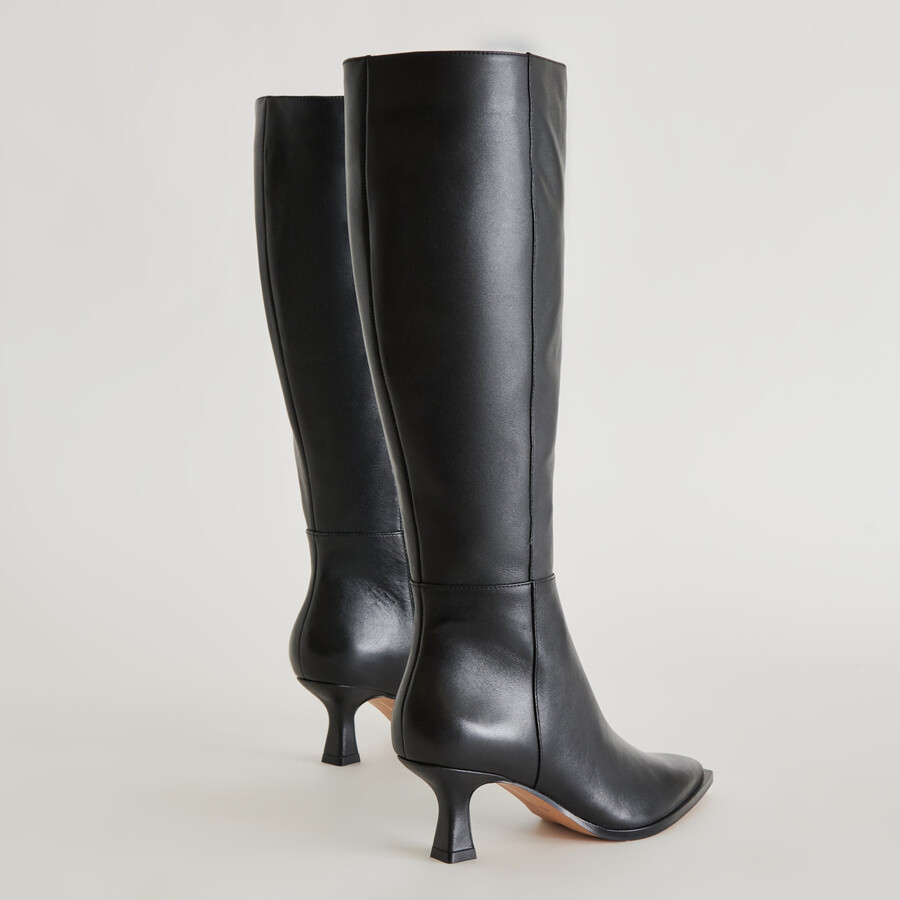 auggie boots black leather