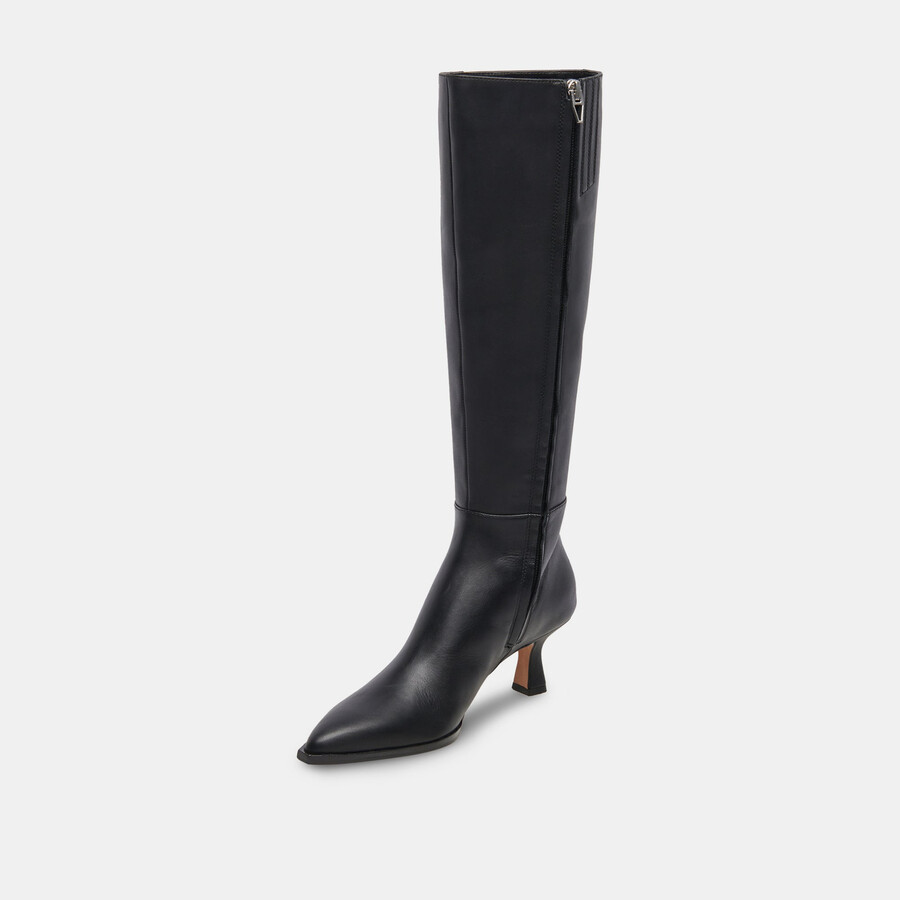 auggie boots black leather