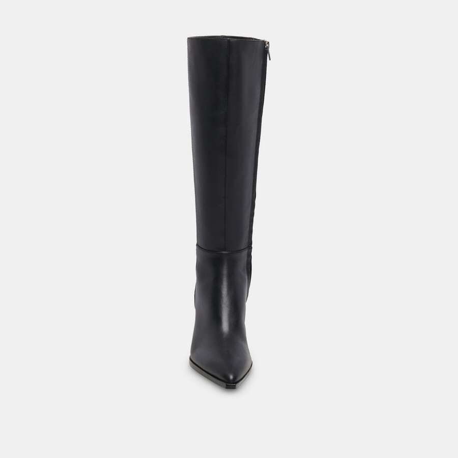 auggie boots black leather