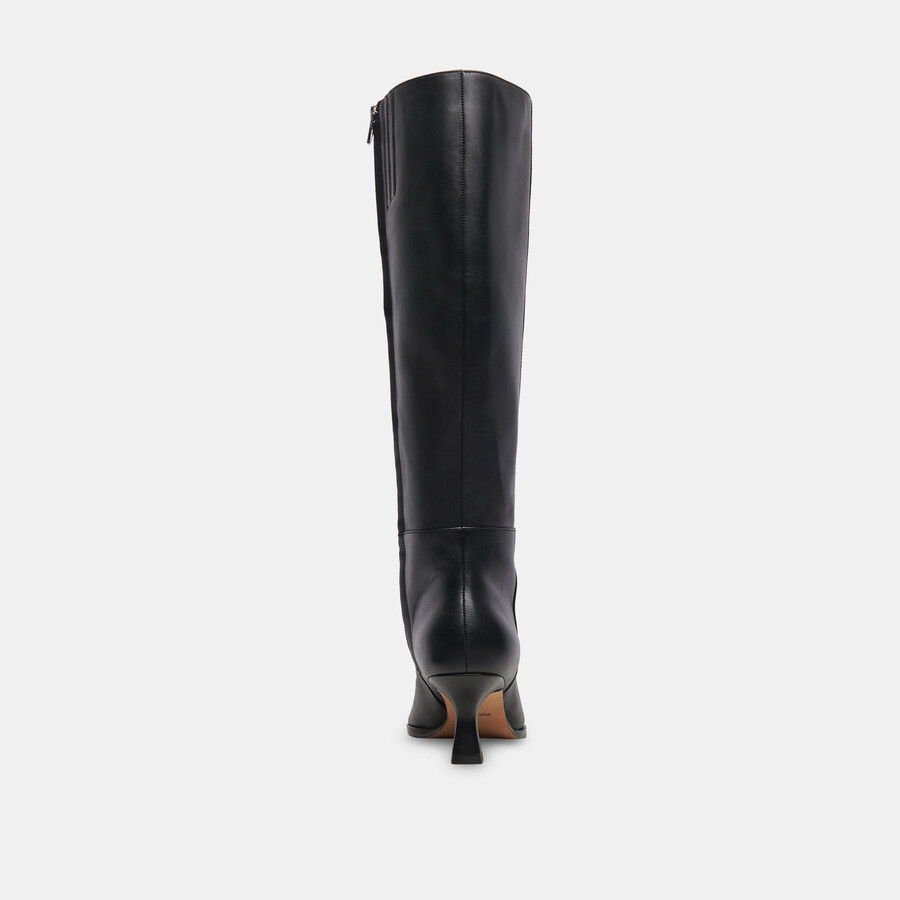 auggie boots black leather