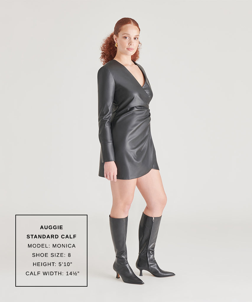 auggie boots black leather