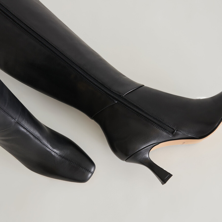 gyra boots black leather