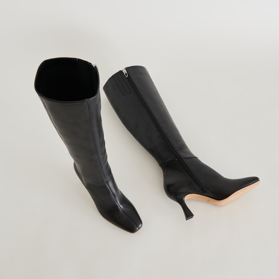 gyra boots black leather