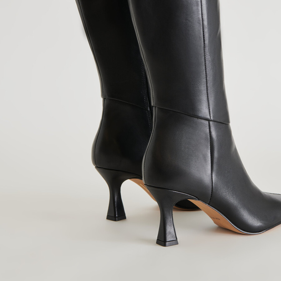gyra boots black leather