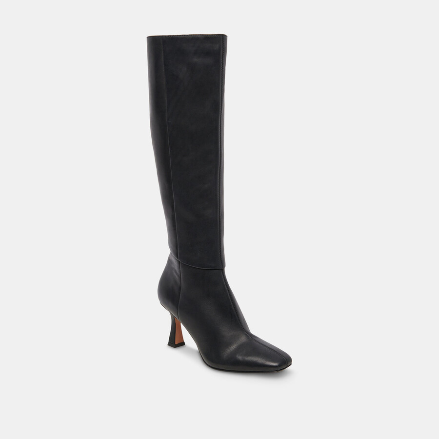 gyra boots black leather