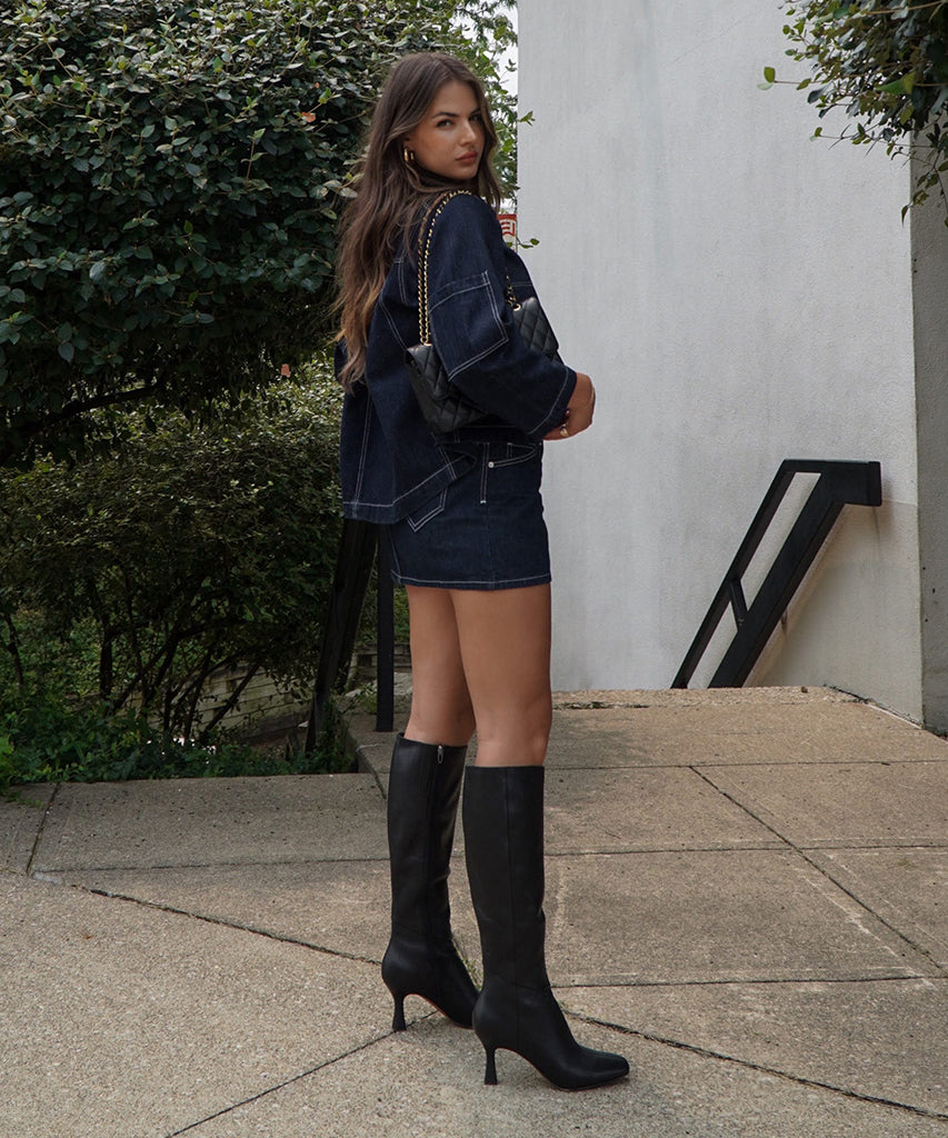 gyra boots black leather