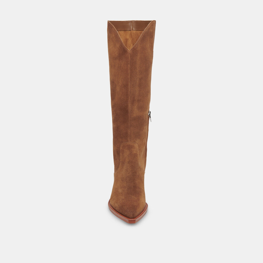 raj boots brown suede