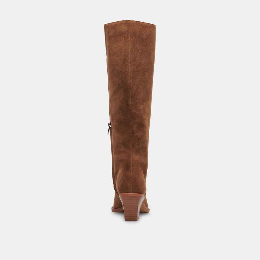 raj boots brown suede