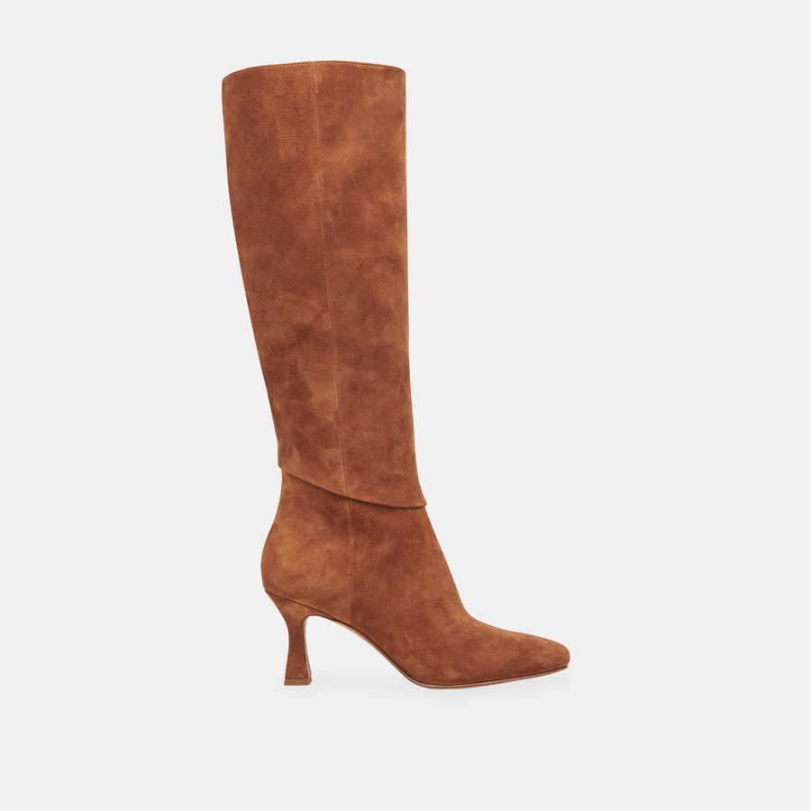 gyra boots brown suede