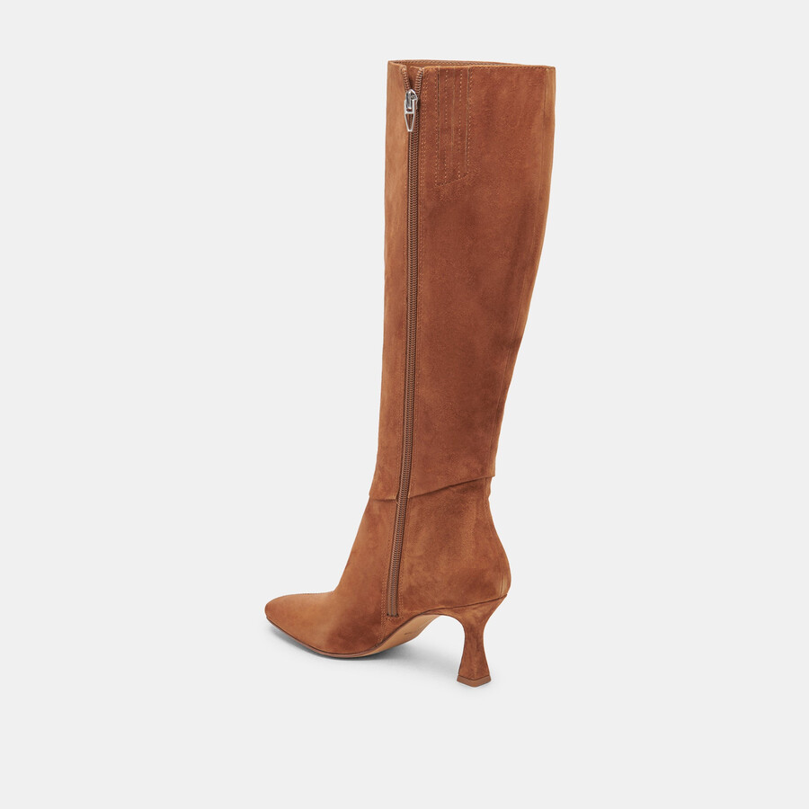 gyra boots brown suede