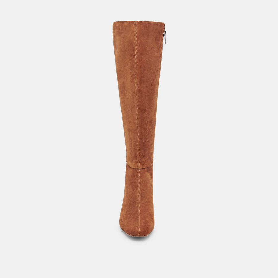 gyra boots brown suede