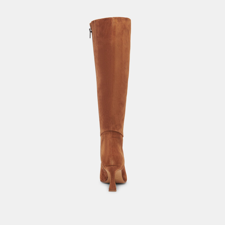 gyra boots brown suede