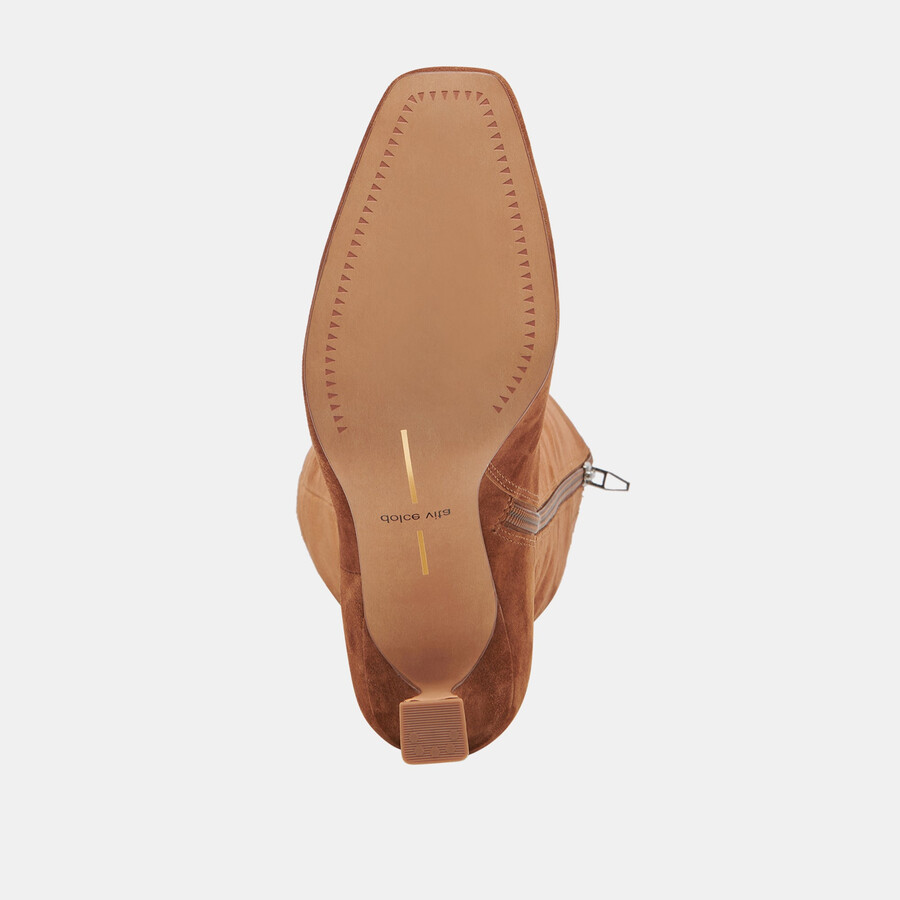 gyra boots brown suede