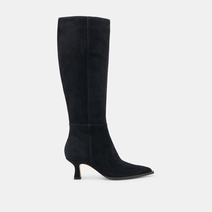 auggie boots onyx suede