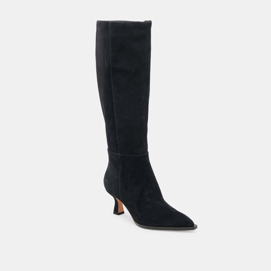 auggie boots onyx suede