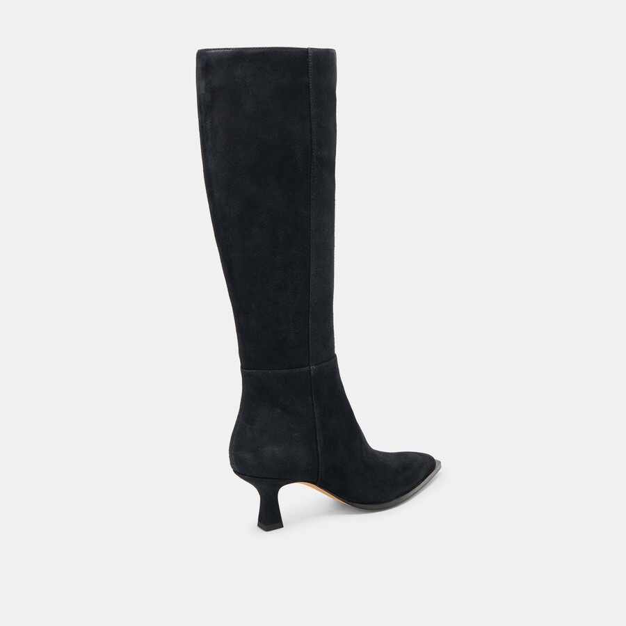 auggie boots onyx suede