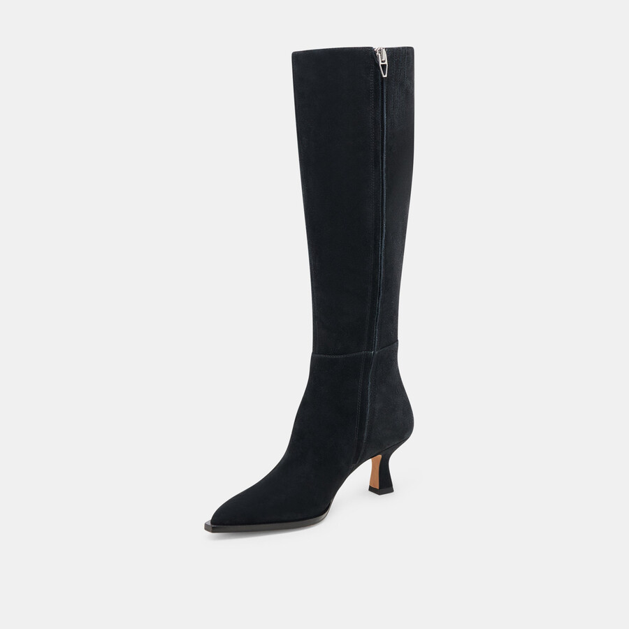 auggie boots onyx suede