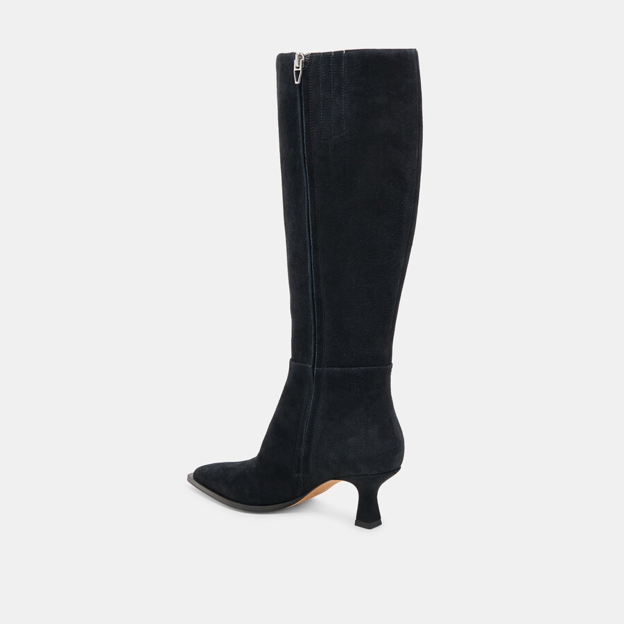 auggie boots onyx suede