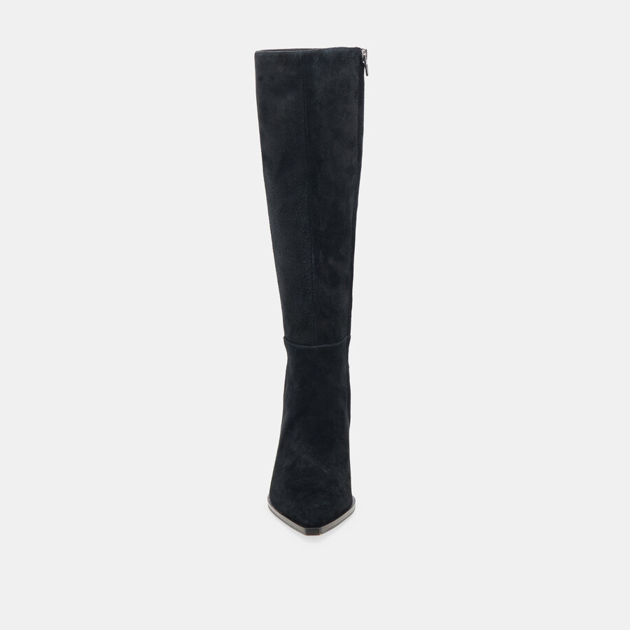 auggie boots onyx suede