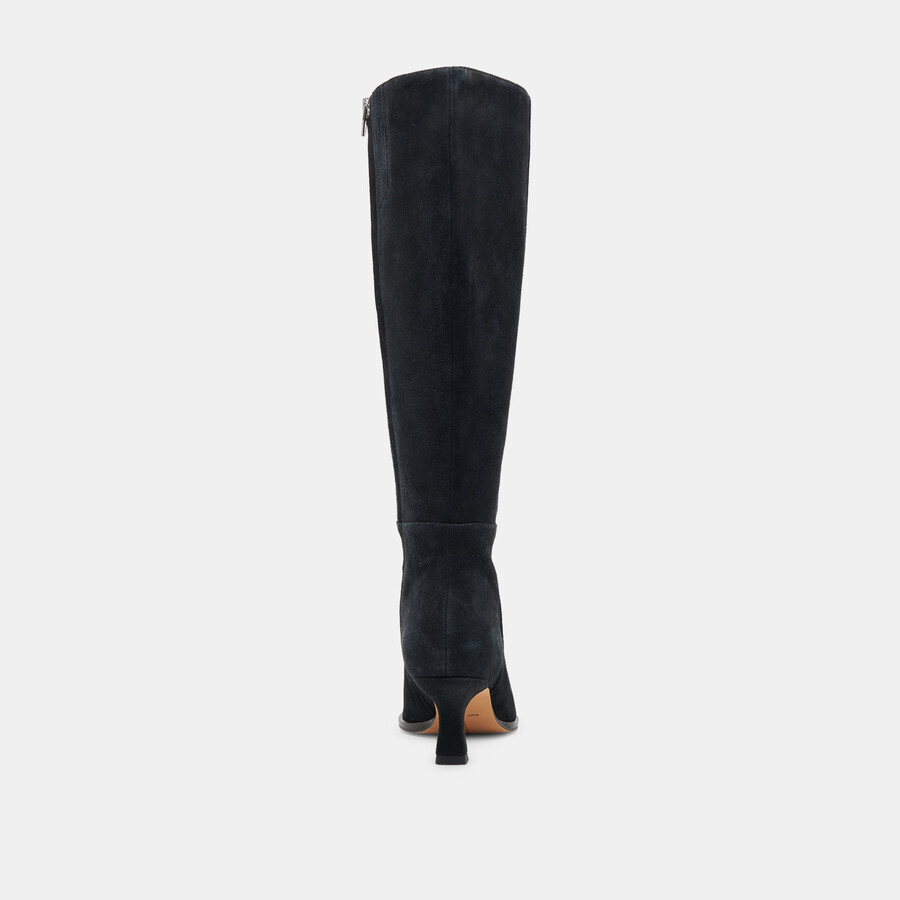 auggie boots onyx suede