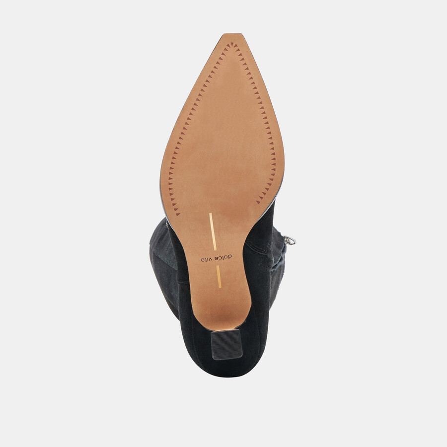 auggie boots onyx suede