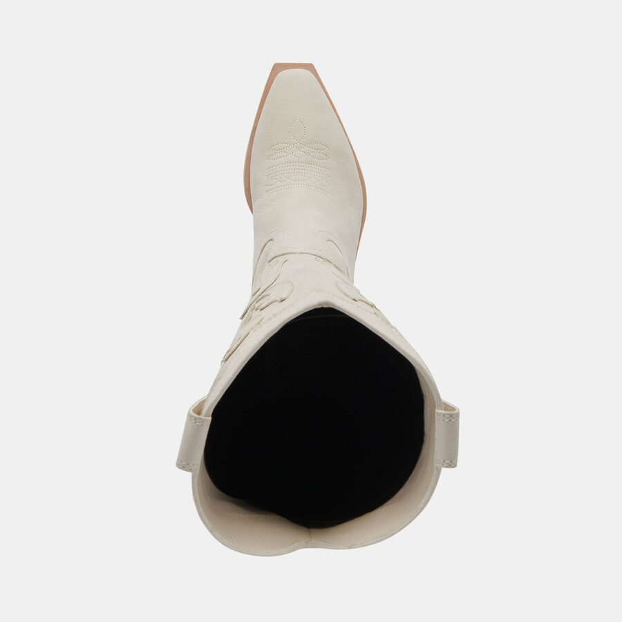 samsin boots ivory nubuck