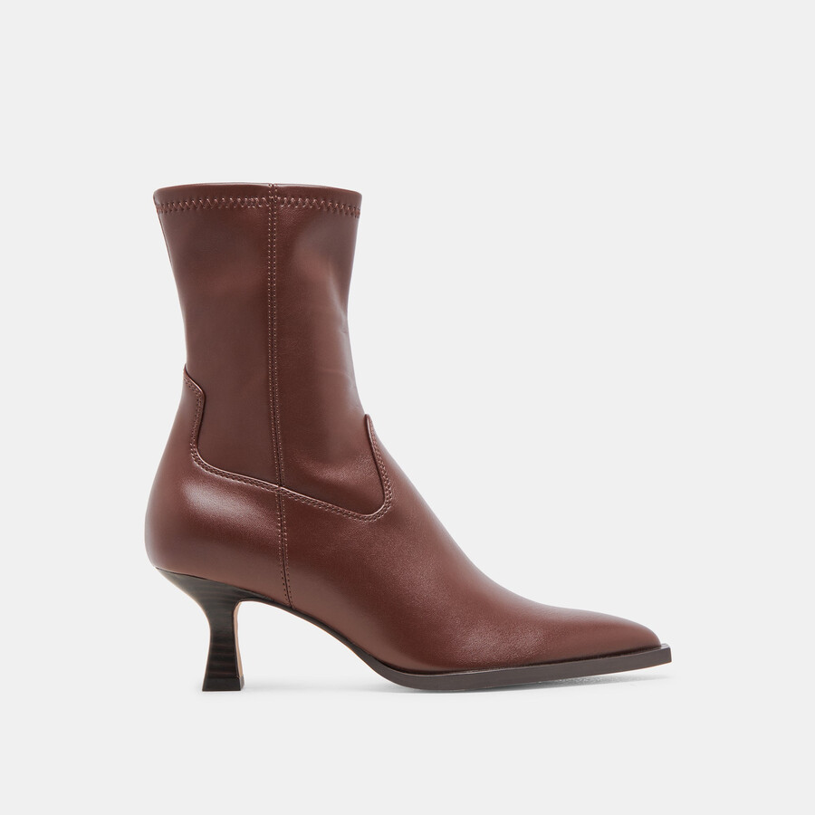 arya boots chocolate leather