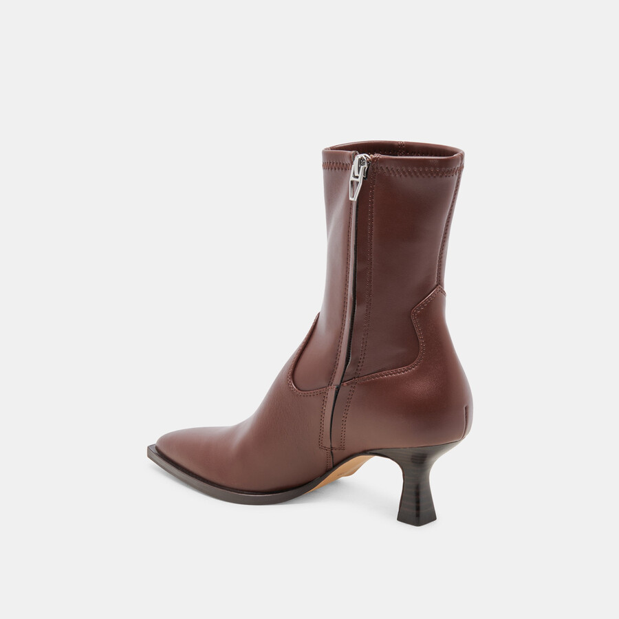 arya boots chocolate leather