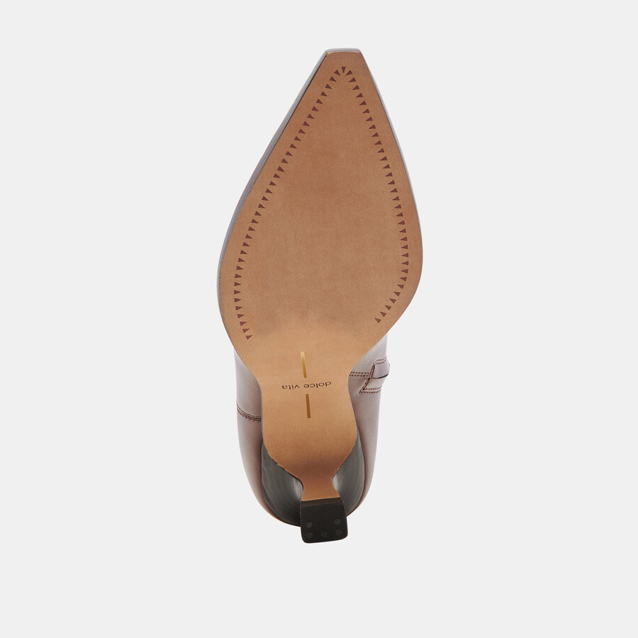 arya boots chocolate leather