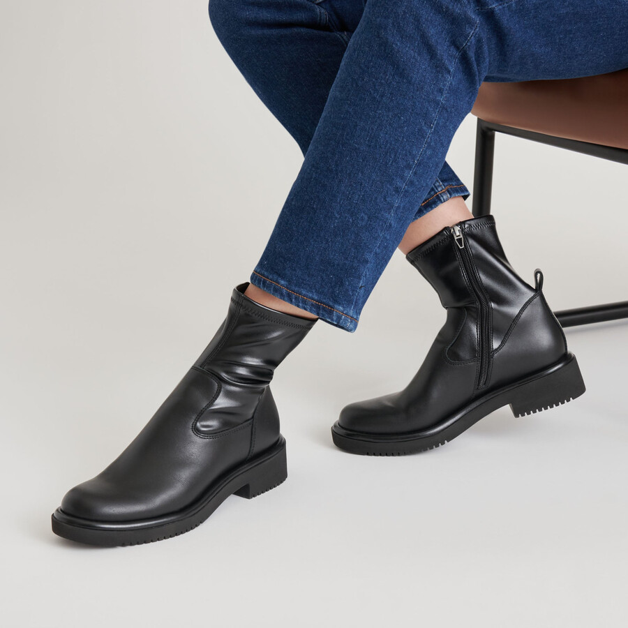 simaya h2o boots black leather