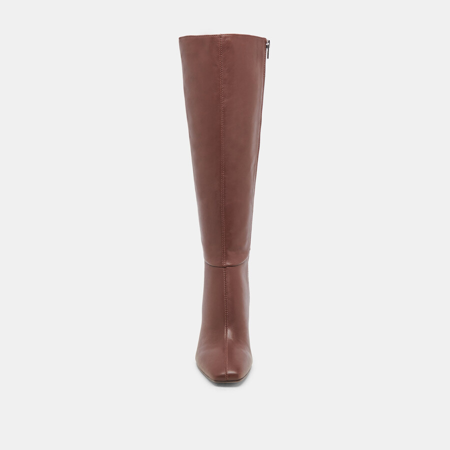 gyra boots chocolate leather