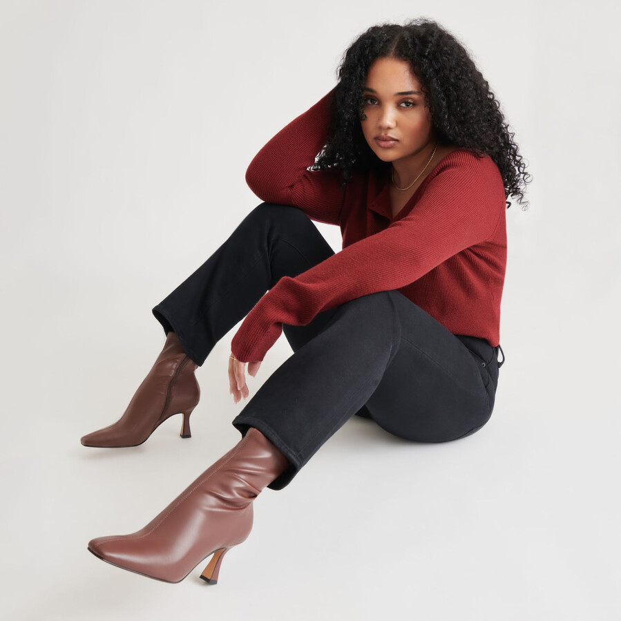 glamor boots chocolate stella