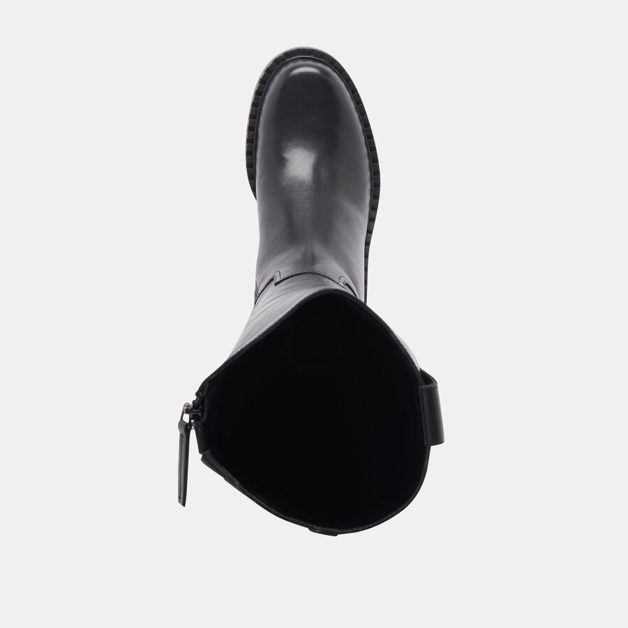 glory h2o wide calf boots black leather