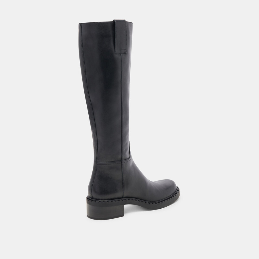 glory h2o wide calf boots black leather