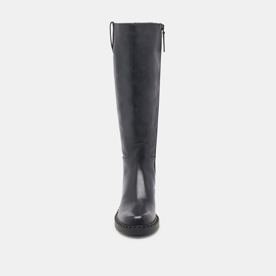 glory h2o wide calf boots black leather