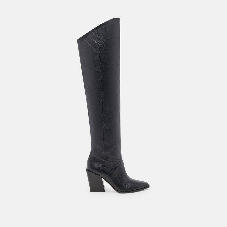 lupin boots black leather