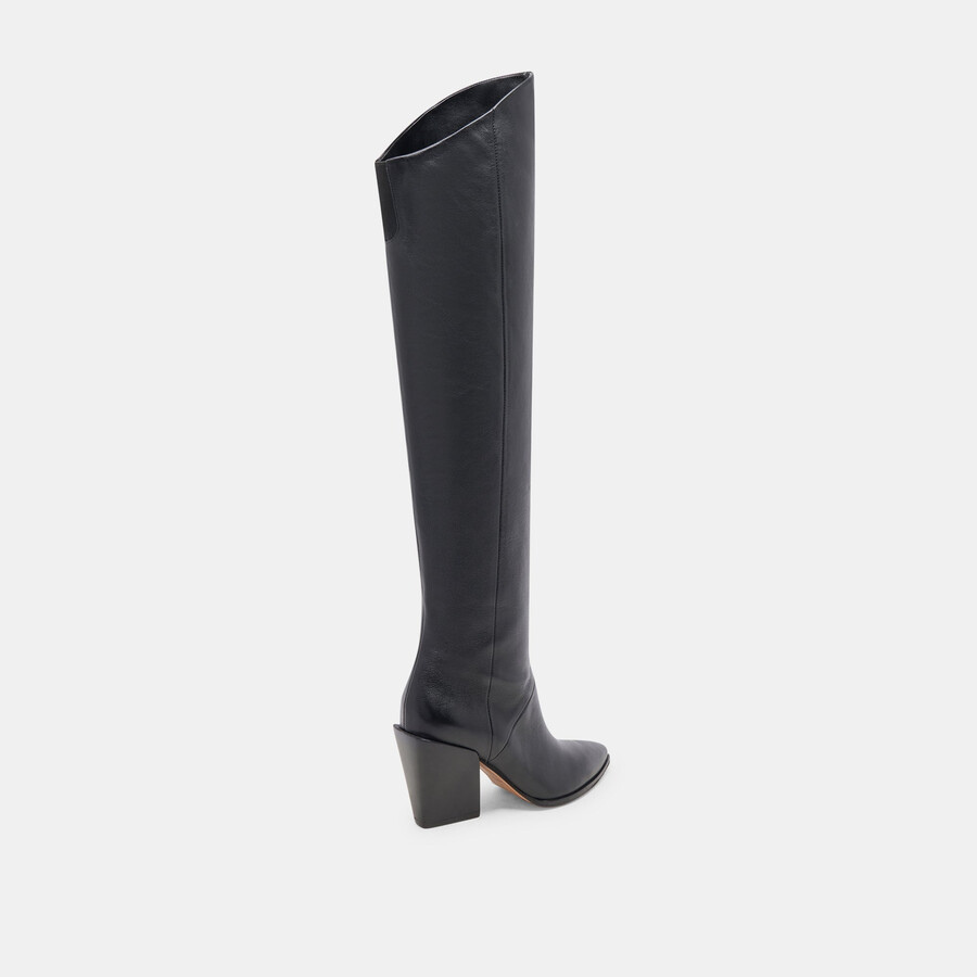 lupin boots black leather