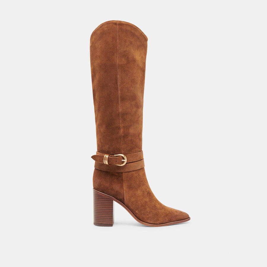 tyrone boots brown suede
