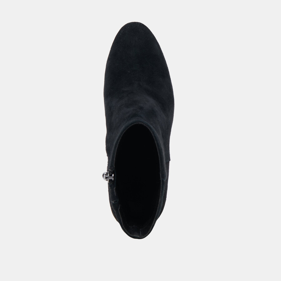 suzy booties onyx suede