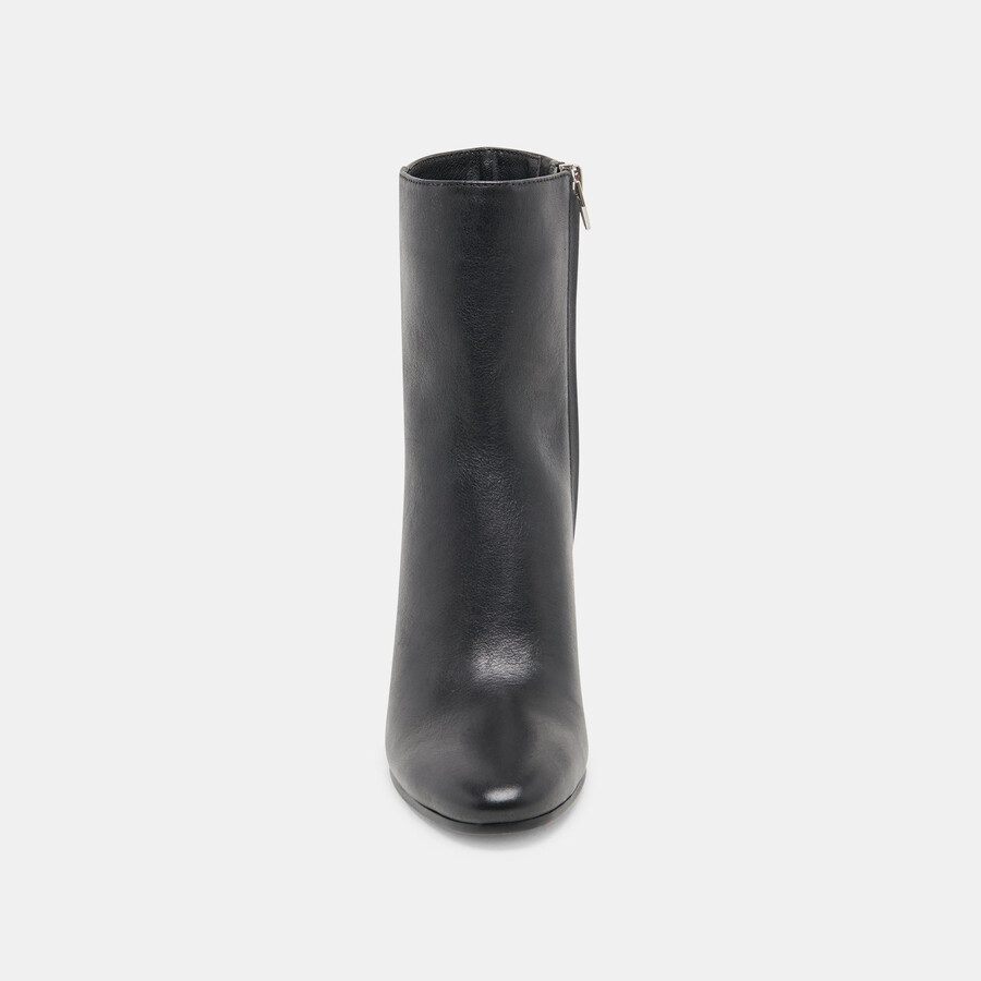 suzy booties black leather