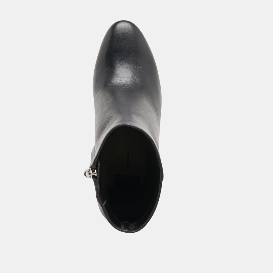 suzy booties black leather