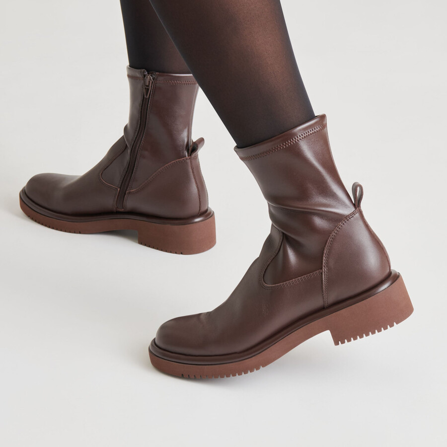 simaya h2o boots mahogany leather